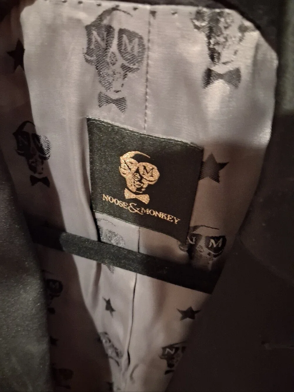 Velvet Blazer With Satin Collar - Noose & Monkey